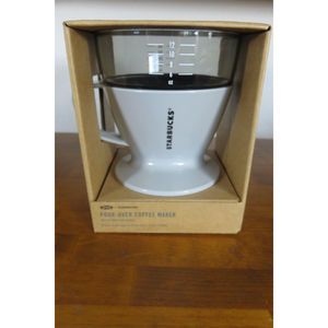 Starbucks-OXO Single Serve Auto-Drip Pour-Over Coffee Maker With Water Tank
